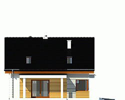 Rzut projektu Nowinka II - Elewacja