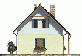 Rzut projektu Emilka - Elewacja