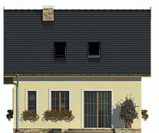 Rzut projektu Emilka - Elewacja