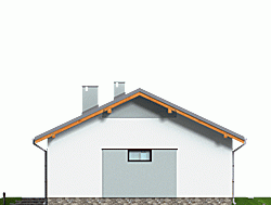 Rzut projektu Luna bez garażu - Elewacja