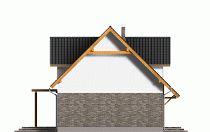 Rzut projektu Koliber - Elewacja