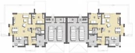 Rzut projektu Batumi D - Parter