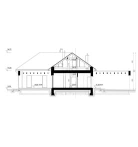 Rzut projektu HOMEKONCEPT 32 - przekrój