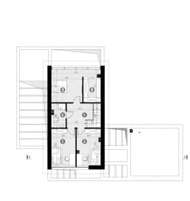 Rzut projektu HOMEKONCEPT 66 G2 - Rzut poddasza