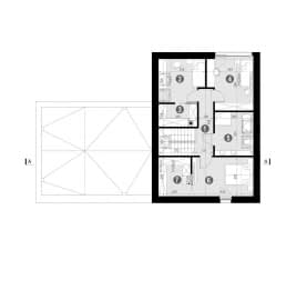 Rzut projektu HOMEKONCEPT 100 wariant 04 - Rzut poddasza
