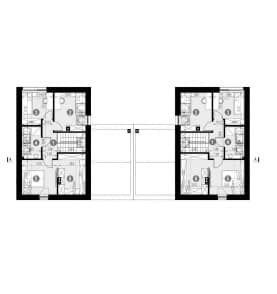 Rzut projektu HOMEKONCEPT 101 G1 B - Rzut poddasza