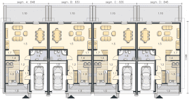 Rzut projektu Bradfield (DCS25) - Parter