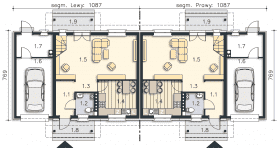 Rzut projektu Glasgow II (LMBL43) - Parter
