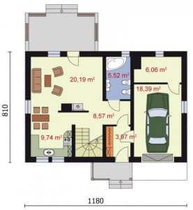 Rzut projektu TRYPOLIS - 