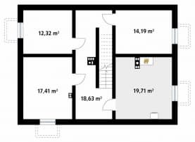 Rzut projektu Jagodowy dr-S (DR-S) - piwnica