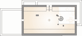 Rzut projektu S-GL 1663 Aurora Maxi IV - Poddasze