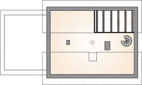 Rzut projektu S-GL 1377 Ricardo Lift II - Poddasze