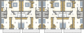 Rzut projektu S-GL 1443 Torino II - Piętro
