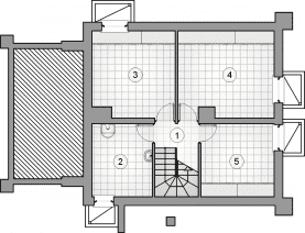 Rzut projektu S-GL 483 Ada Plus - Piwnica