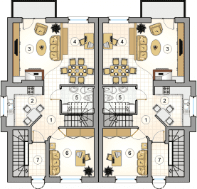 Rzut projektu S-GL 473 4You - Piętro