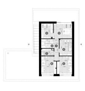 Rzut projektu HOMEKONCEPT 131 G2 - Rzut poddasza