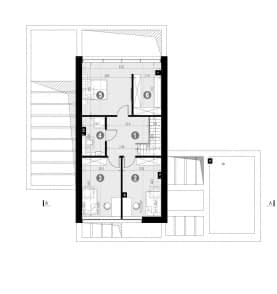 Rzut projektu HOMEKONCEPT 66 G1 - Rzut poddasza