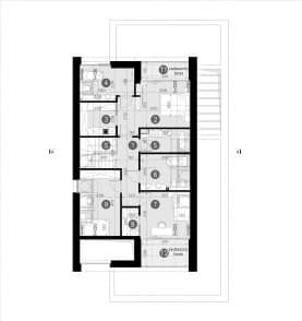 Rzut projektu HOMEKONCEPT 130 - Rzut poddasza