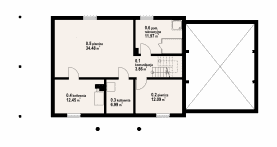 Rzut projektu chmielniki małe dw 29 - Piwnica