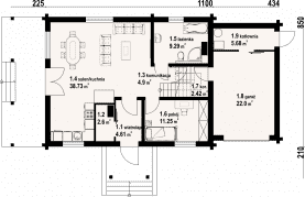 Rzut projektu chmielowo dw - Parter