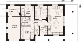 Rzut projektu asnykowo m5 - Parter