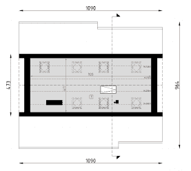 Rzut projektu D140 - WT2021 - Poddasze