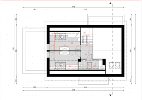 Rzut projektu D316B - WT2021 - Poddasze
