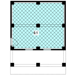 Rzut projektu A-146 z bali - Piwnica