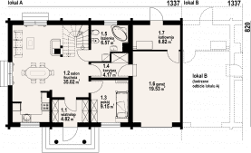 Rzut projektu milicz ab dw - Parter