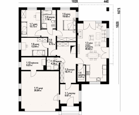 Rzut projektu ardenowo g2 - Parter
