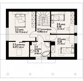 Rzut projektu zawoja mk1t - Poddasze