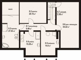 Rzut projektu chmielów dw 29 - Piwnica