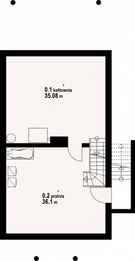 Rzut projektu rytowo dw 39 - Piwnica