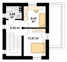 Rzut projektu Trawertyn (KO) - pietro1