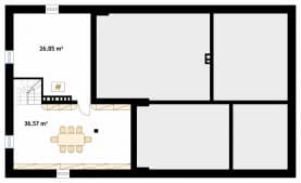 Rzut projektu Tercja 7 (CE) - piwnica