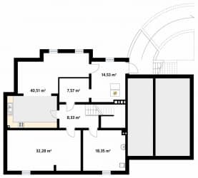 Rzut projektu Avant (CE) - piwnica