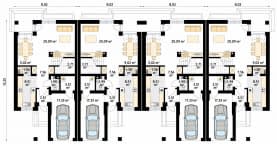 Rzut projektu Limba (CE) - parter