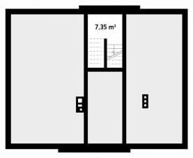 Rzut projektu Arion (CE) - piwnica