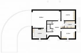 Rzut projektu Amadeusz 2 (CE) - piwnica