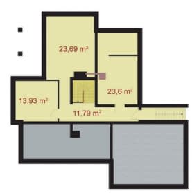 Rzut projektu PAOLA - Piwnica