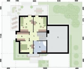 Rzut projektu HALIFAX - Rzut poddasza