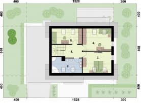 Rzut projektu SAVONA 2 - Rzut poddasza