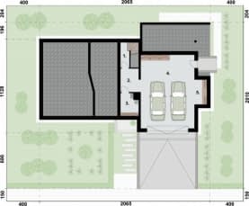 Rzut projektu LAGUNA częściowe podpiwniczenie - Rzut piwnicy