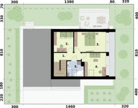 Rzut projektu SEVILLA 6A - Rzut poddasza