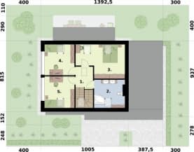 Rzut projektu WELS - Rzut poddasza