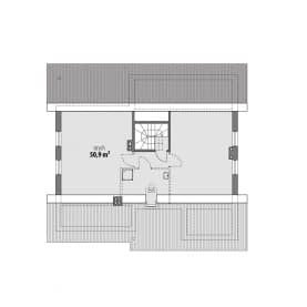 Rzut projektu Agaton - Poddasze