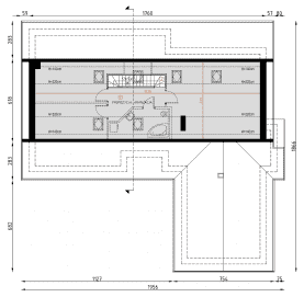 Rzut projektu D152AK_P - WT2021 - Poddasze