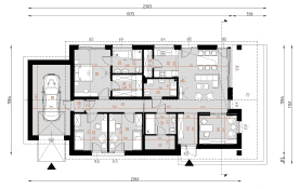 Rzut projektu D294 - WT2021 - Parter
