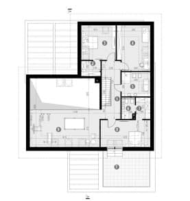 Rzut projektu HOMEKONCEPT 28 - Rzut poddasza