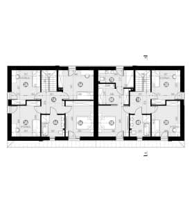 Rzut projektu HOMEKONCEPT 93 B - rzut poddasza